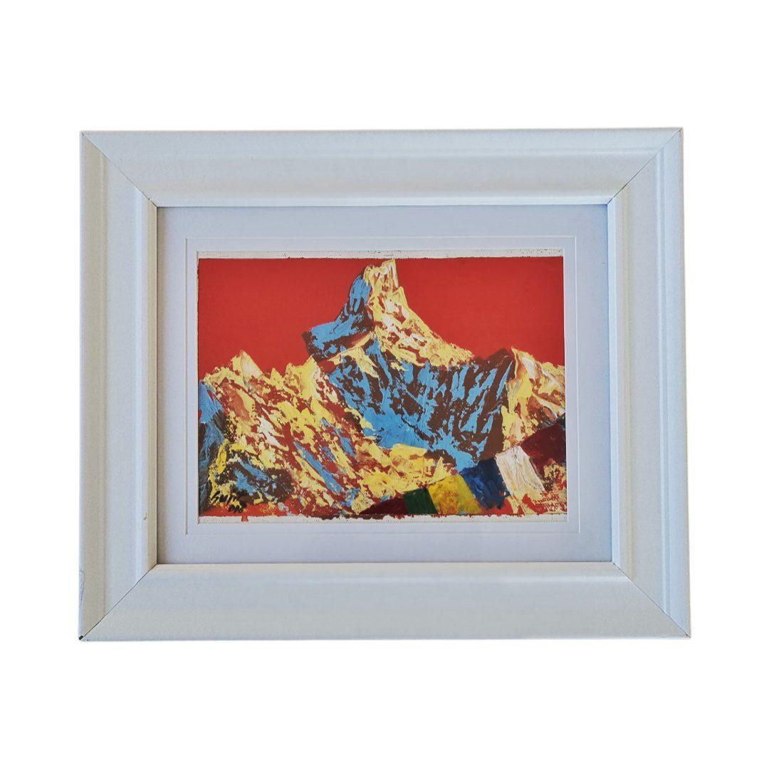 Mount Everest Oil Painting – Hand Kreation