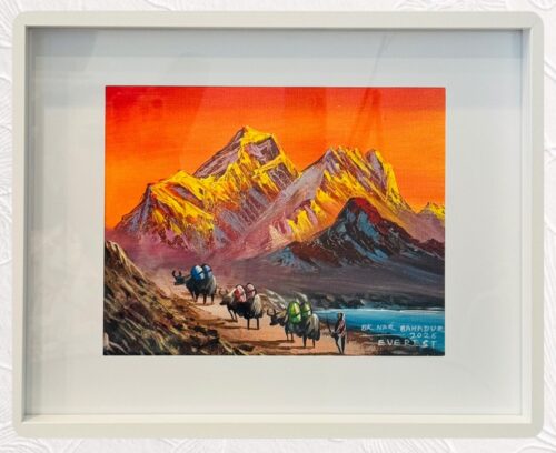 14.9: Mount Everest (Fiery Everest Sunset)