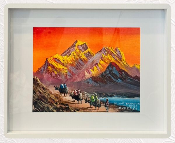 14.9: Mount Everest (Fiery Everest Sunset)